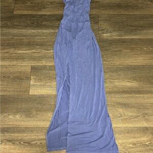 SHEIN Maxi Gown with Criss Cross tie